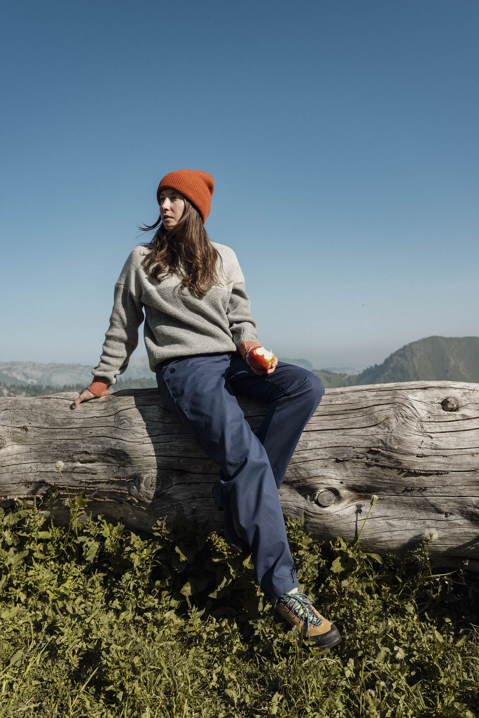 Pull chaud en laine recyclée Femme SKAGGGAM - Image 3