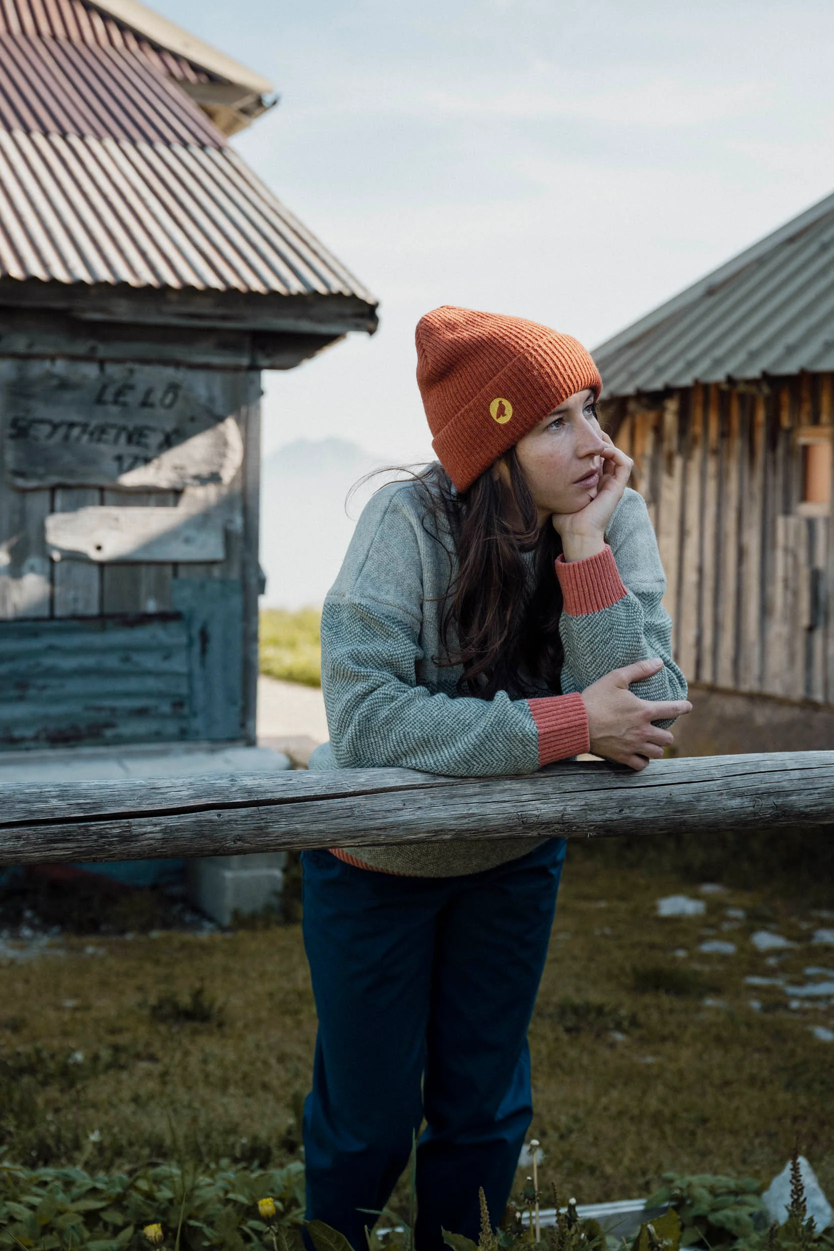 Pull chaud en laine recyclée Femme SKAGGGAM - Image 5